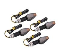 Moto Direzione Luci 4 Pezzi Indicatori Di Direzione Universali Per Motociclette Indicatori Di Direzione Di Colore Ambra Indicatori Di Direzione Laterali Per Motociclette
