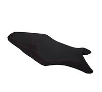 Moto Discovery Coprisella compatibile con Honda CB650F 2014-2020 nero con cuciture rosse (B)