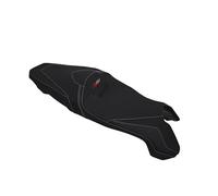 Moto Discovery Coprisella compatibile con Honda X-ADV 750 2017-2020 nero con cuciture grigio chiaro (C)