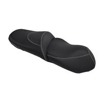 Moto Discovery Coprisella compatibile con Piaggio Beverly 250 2004-2008 nero con cuciture grigio chiaro
