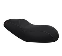 Moto Discovery Coprisella compatibile con Piaggio MP3 250/300 / 400/500 LT 2009-2013 nero con cuciture grigio chiaro