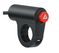 Moto Doppio Flash Avvertimento Interruttore Della Lampada Di Emergenza Interruttore Del Veicolo Elettrico Pulsante Segnale Lampeggiatore Interruttore di controllo del manubrioï