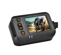 Moto Double Caméra - Pouces Écran LCD - Caméra De Sport De Plein Air WiFi Anti, Caméra De Guidon De Vélo, Enregistreur De Caméra De Vélo Étanche 1080P, Secousse Grand Angle, Avec Enregistrement En Bou