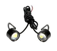 Moto Eagle Eye Luci LED Coppia Bianco 12V Specchio Supporto Alluminio 5630 SMD