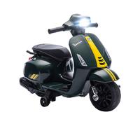 MOTO ELETTRICA AIYAPLAY Vespa - Ride-On per 2-4 Anni con Luci e Clacson, Batteria 6V