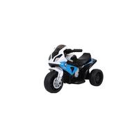 Moto elettrica Bmw S1000rr blu per bambini, tre ruote, porta usb, età 18m+