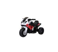 Moto elettrica Bmw S1000rr rossa per bambini, tre ruote, porta usb, età 18m+