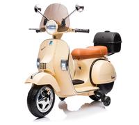MOTO ELETTRICA PER BAMBINI 12V PIAGGIO VESPA PX125 PANNA