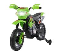 Moto Elettrica per Bambini 3 anni e Più, Moto Cross Elettrica con Rotelle, Batte