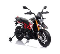 Moto Elettrica per Bambini Aprilia Racing Dorsoduro 12V Ruote in EVA-Rosso