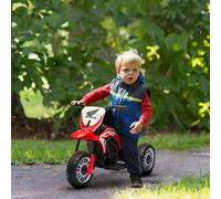 Moto Elettrica per Bambini con Licenza Honda CRF450RL, Motocicletta Giocattolo 6V a 3 Ruote con Clacson e Suono Motore, Età 18-36 Mesi Description:Fai provare ai tuoi bimbi il brivido della guida con 