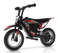 Moto elettrica per bambini EVERCROSS EV13M con pneumatici larghi 12”, modalità di velocità 8/16KM/H e autonomia 12KM, sistema frenante a disco, per bambini di età compresa tra 3 e 7 anni