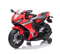 Moto elettrica per bambini Honda CBR 1000 12V di Mondial Toys Motocicletta elettrica con accelleratore a pedale con Luci a LED e Suoni integrati Rosso
