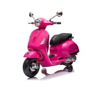Moto Elettrica per Bambini Licenza Piaggio Vespa GTS Super 102x51x76 cm Batteria 12V Rosa