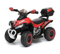 Moto Elettrica Per Bambini Mini Quad Deluxe 6v Rosso