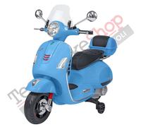 Moto Elettrica Per Bambini Piaggio Vespa GS GTS Super Parabrezza e Bauletto