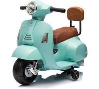 Moto Elettrica Scooter per Bambini Mini Vespa GTS Piaggio 6V con Schienale Sedil