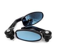 Moto End Bar Specchietti Per A&prilia Rs50 Rs125 Per Pegaso 650 Per Tuono V4 Universale Per 7/8 "22MM Moto Manubrio Bar End Specchietto Retrovisore Specchietto(C)