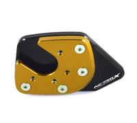 Moto Estensione Cavalletto Pad Per HONDA NC750X 2017 2018 2019 2020 CNC In Alluminio Laterale Basamento Ingranditore Ausiliario(Gold)
