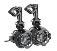 Moto FARO FANALE Per BMW LC R1250GS Per Adventure R1250RT R1200RT R1250RS Per E9 Moto Faro Ausiliario A LED Protezione Fendinebbia Ribaltabile(Light and cover)