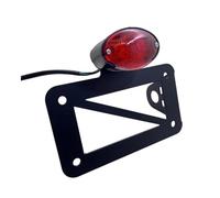 Moto Frena Fanale Posteriore 1 Set Universale Per Montaggio Laterale Sinistro Per Motocicletta, Luce Di Stop A LED Per Targa Con Supporto Per Numero, Accessori Per Moto
