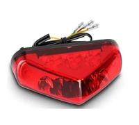 Moto Frena Fanale Posteriore Accessori per motociclette Fanale posteriore a LED da 12 V, luce targa posteriore, luci freno posteriori DRL per fuoristrada, dirt pit bike, ATV