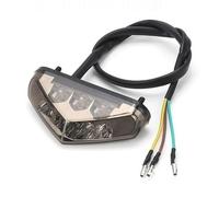 Moto Frena Fanale Posteriore Accessori per motociclette Fanale posteriore a LED da 12 V, luce targa posteriore, luci freno posteriori DRL per fuoristrada, dirt pit bike, ATV