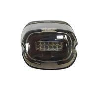 Moto Frena Fanale Posteriore Luce posteriore freno per moto 12V 1X con lente rossa, targa per tutti i modelli FLST 1991-2010, FXST 2002-2010, per Electra Glide