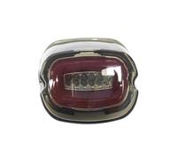 Moto Frena Fanale Posteriore Luce posteriore freno per moto 12V 1X con lente rossa, targa per tutti i modelli FLST 1991-2010, FXST 2002-2010, per Electra Glide