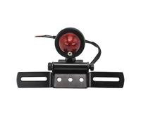 Moto Frena Fanale Posteriore Supporto universale per targa per fanale posteriore da 12 V per moto, freno e stop, per Cafe School, per la maggior parte dei modelli di auto