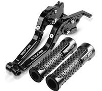 Moto freno e frizione Per ホンダ用 RVF400 RVF 400 2019 2020 Allieasers Pieghevole Leve Del Freno Antografico Allungabile Leve Per Impugnature Le Impugnature Terminano Accessori Per Moto CNC(NERO)