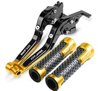 Moto freno e frizione Per ホンダ用 RVF400 RVF 400 2019 2020 Allieasers Pieghevole Leve Del Freno Antografico Allungabile Leve Per Impugnature Le Impugnature Terminano Accessori Per Moto CNC(Black gold)
