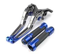 Moto Freno Frizione Leve Per Hor&net 250 Per HORNET250 2001 Accessori Moto CNC Pieghevoli Regolabili Allungabili Leve Freno Frizione Manubrio(Blu)