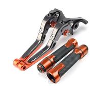 Moto Freno Frizione Leve Per RVT1000 SP-2 RC 51 RVT 1000 SP2 2000-2006 Moto CNC Regolabile Pieghevole Allungabile Leve Freno Frizione Manubrio(arancia)