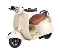 Moto giocattolo per bambole a 360 gradi, suoni realistici | Moto elettrica giocattolo per bambini, ragazzi e ragazze, moto acrobatica a 360° con luci, suoni, divertimento al chiuso e