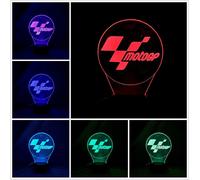 MOTO GP Lampada a led 3D Personalizza la tua passione REGALO DI NATALE