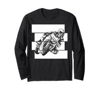 Moto GP Motorcycle Motorcyclists Motociclisti Boys Retro Maglia a Manica