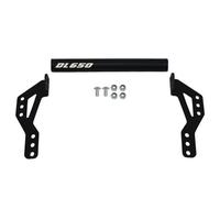 Moto GPS Staffa Supporto Per Navigatore GPS Per Moto Per SUZUKI DL650 Vstrom 650 XT 650XT 2017-2022, Piastra Di Montaggio Regolabile Per Supporto Telefono Navigazione supporto(Black 22mm 1)