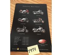 Moto Guzzi V11 Le Mans California Nevada Opuscolo Tariffe Brochure Pubblicità