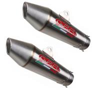 Moto Guzzi V7 ( i-Ii ) -st-sp 2012-2016 GPR Scarico Coppia Slip-On Vintacone