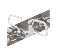 Moto Highway Stunt Cage Crash Bar Per Softail Heritage FLHC FLHCS Dal 2018 In Poi Barra Protezione Autostradale Paraurti Posteriore Per Motore Di Motocicletta Cromato Nero(Chrome Guard Bar)