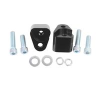 Moto in alluminio nero più kit di sollevamento sospensione posteriore da 1 pollice compatibile con i modelli di bagger touring touring flt 2002 up