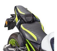 Moto In Pelle Posteriore Passeggero Anteriore Driver Sedile Socius Sedile Compatibile con Z900 Z 900 2017 2018 2019 2020 2021 2022 2023 2024, Verde chiaro