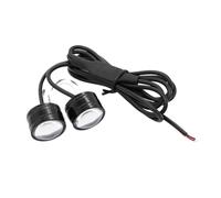 Moto Indicatore di direzione 2 Pezzi Specchietto Retrovisore Per Moto Faro Hawk Eye Luce Di Marcia Diurna Luce Lampeggiante Indicatore Di Direzione(Green Light)