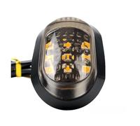 Moto Indicatore di direzione Coppia Di Indicatori Di Direzione Per Motociclette Da 12 V, Luce Lampeggiante, Luce Di Marcia, Luce Freno, Indicatori Di Direzione Anteriori Per Forcella