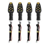 Moto Indicatore di direzione Motociclo 4-pack Luci Di Direzione Per Moto 12V Luci Di Direzione Professionali Mini Luci Anteriori E Posteriori Per Moto