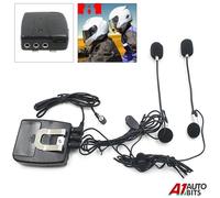 Moto Interfono Host Cuffie Kit Casco con Fili Walkie Anteriore e