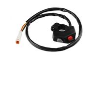 Moto Kill Stop Interruttore Adapté pour indicatori di direzione e interruttori controllo fari per moto da cross. Pulsante interruttore avvio/arresto(Power A)