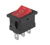 Moto Kill Stop Interruttore Adatto per pannelli per barche pesanti e sistemi camper KCD1 Interruttore a bilanciere a levetta Funzione ON-OFF(Red 3Pin ON-OFF-ON,300)