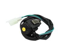 Moto Kill Stop Interruttore Adatto per Yamaha ATV UTV per K&TM per Honda per Kawasaki Etc Interruttore di avvio e arresto moto NO/OFF(Yellow)
